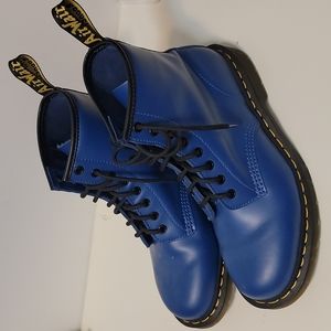 Dr. Martens Blue Combat Boots
